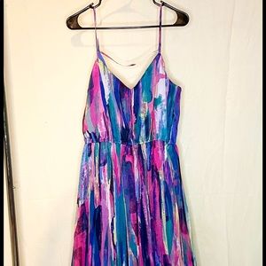 ModCloth Jack brand Watercolor maxi dress XL